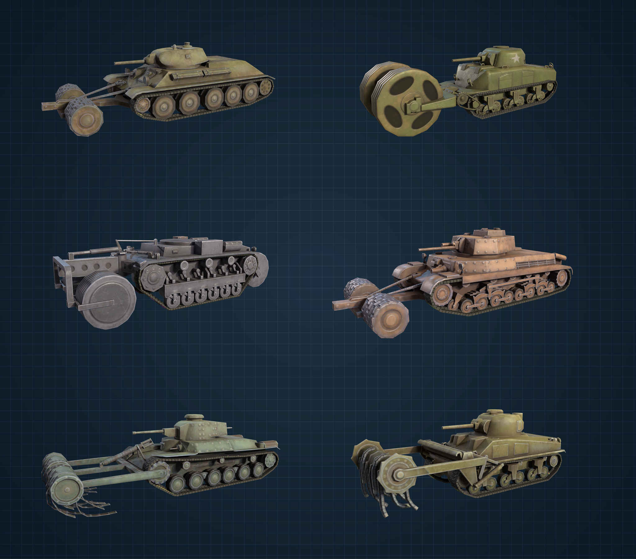 GTD - 72. 3D LAND Mine clearance vehicles.png